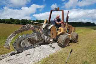Country Farming Estate Water Main Laying